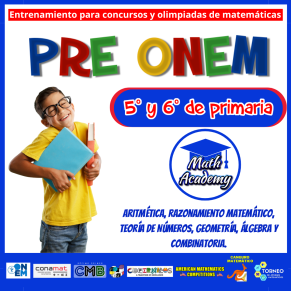 Nivel Pre-ONEM (5° y 6° primaria) Ciclo Verano