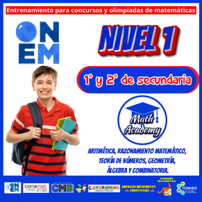 ONEM Nivel 1 (1° y 2° secundaria) Ciclo Verano